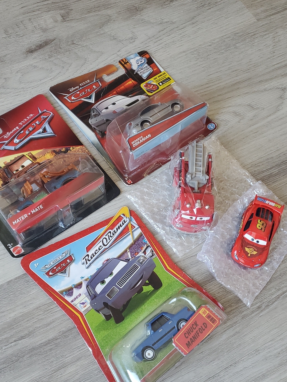 Disney Pixar Cars - Lot Of 5 Cars